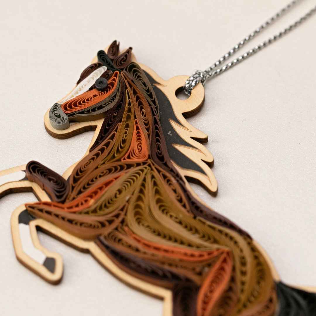 Quilling Ornament Horse Quilling Arts Viet Net