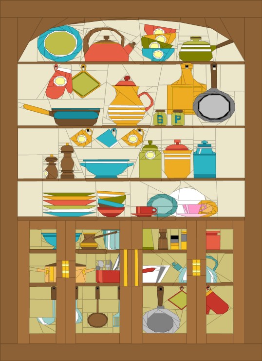 Cupboard Quilt Art Design