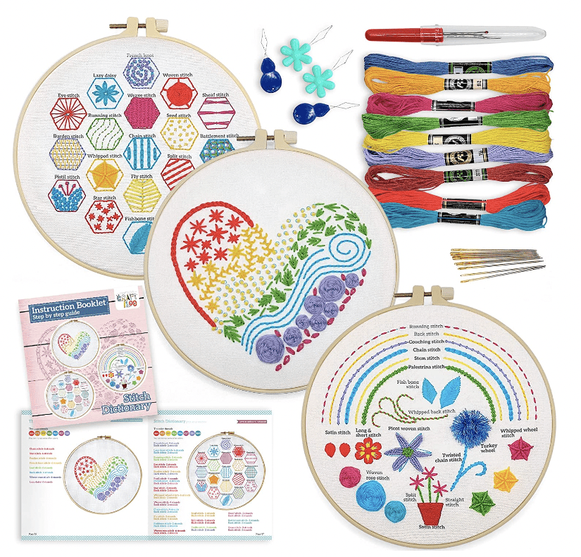 Beginning Embroidery Stitching Kit