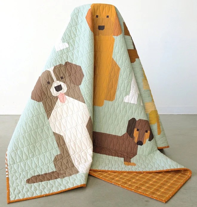 Dog Park Quilt Pattern by Elizabeth Hartman Quilt in a Day