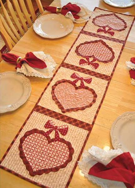 February Table Runner If You Love A Vintage Valentine – Quilting Cubby