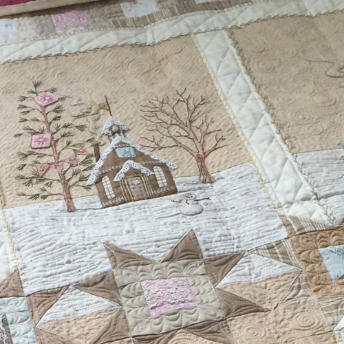 Lace Cabins Wintry Quilters Village Quilting Cubby