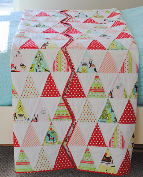 A Christmas Tree Quilt Without Making Christmas Trees Quilting Cubby