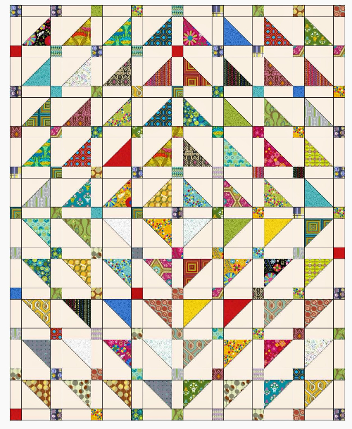 Jelly Roll Strips and Charm Squares A Super Easy Pre Cuts Quilt