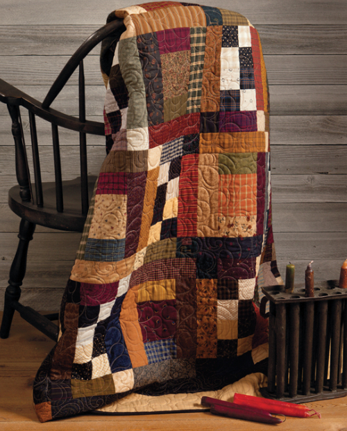 A Striking Country Quilt Cozy and Warm Quilting Cubby