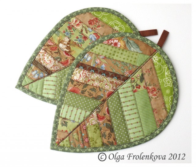 Quilted Leaf Potholders Are So Easy to Make! Quilting Digest