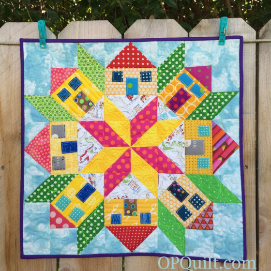Create a Bit of Whimsy with This Mini Houses Quilt Quilting Digest