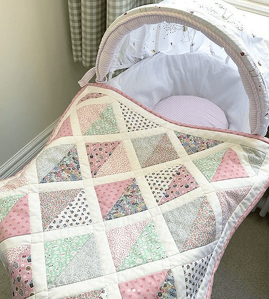 This Car Seat Quilt Ties in Place Quilting Digest