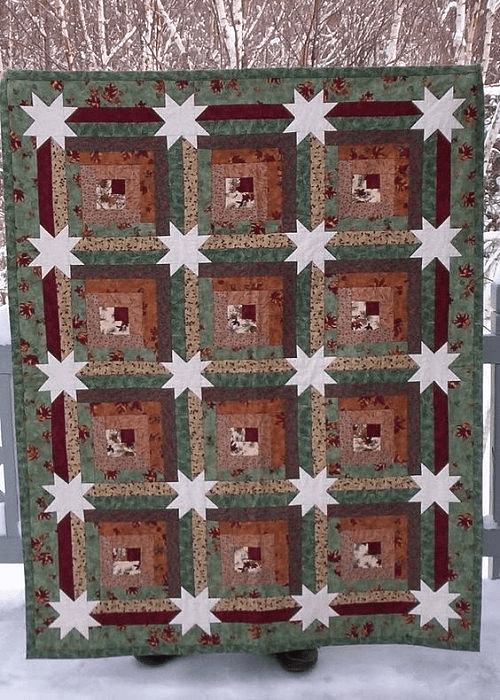 Log Cabin Americana Quilt Pattern at James Boutin blog