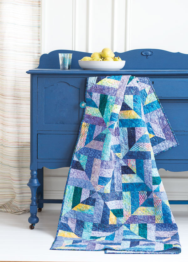 This Easy Quilt is a Cool Drink of Water Quilting Digest