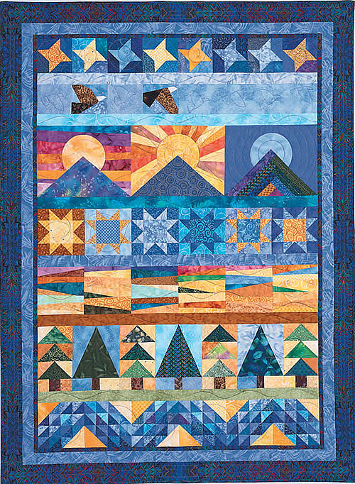 This Quilt Celebrates Our Beautiful Country Quilting Digest