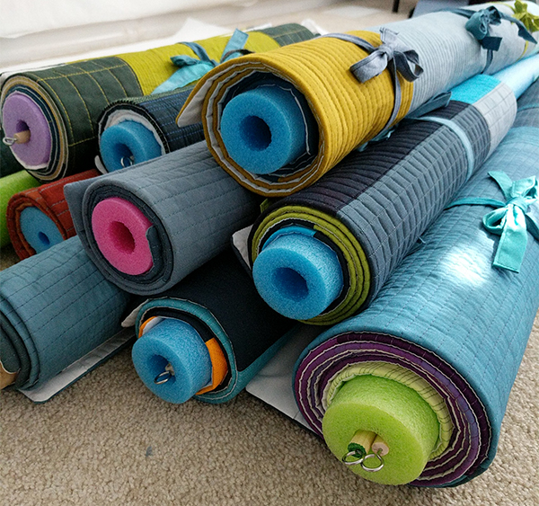 Pool Noodles Are a Big Help in the Sewing Room Quilting Digest