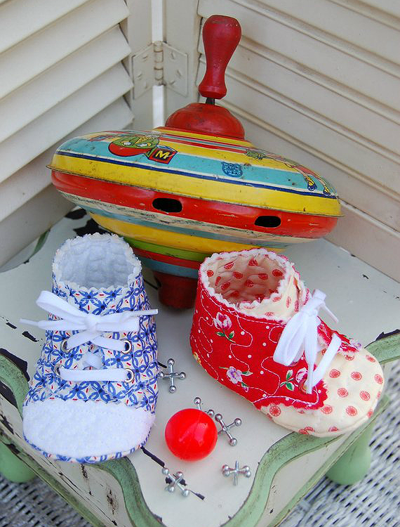 These Sweet Quilted Baby Shoes are Simple to Make Quilting Digest