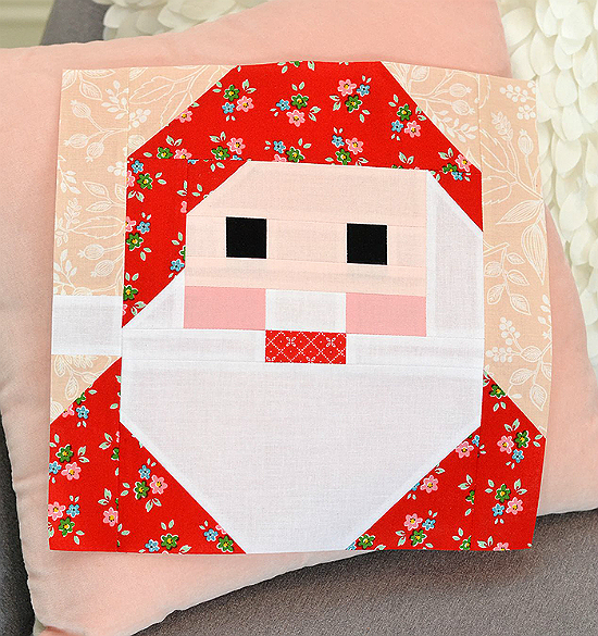 Use This Cute Santa Block in a Variety of Projects Quilting Digest