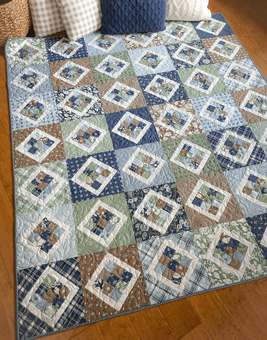 This Easy Quilt Will be Wonderful in Any Palette Quilting Digest