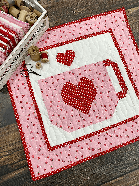 Make a Sweet Mini for a Valentine Kitchen Accent Quilting Digest