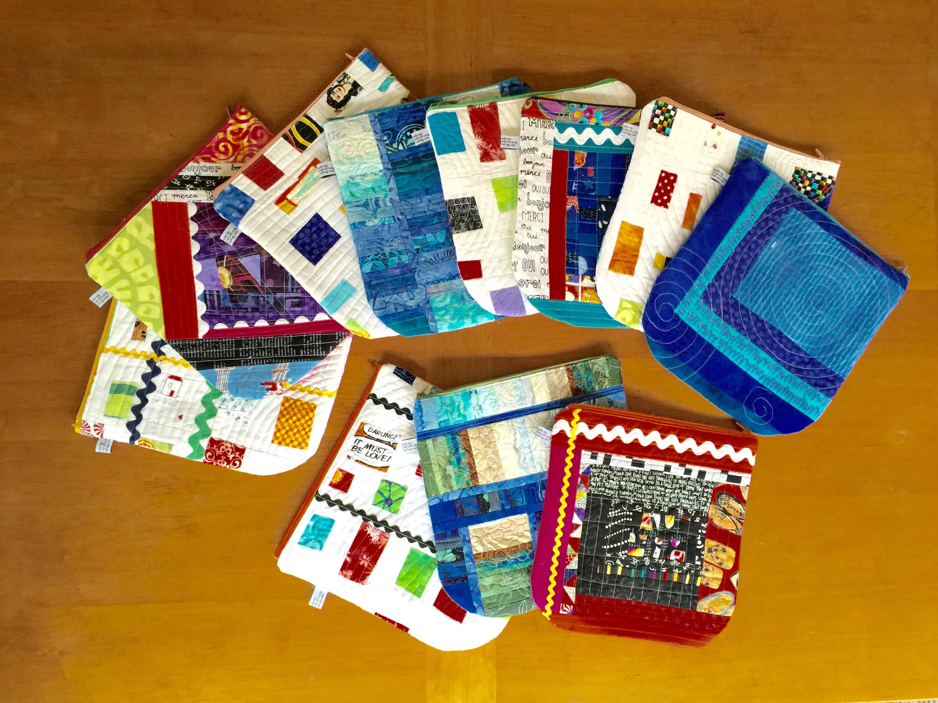 Quilted Gift Bags Quilting in the Fog