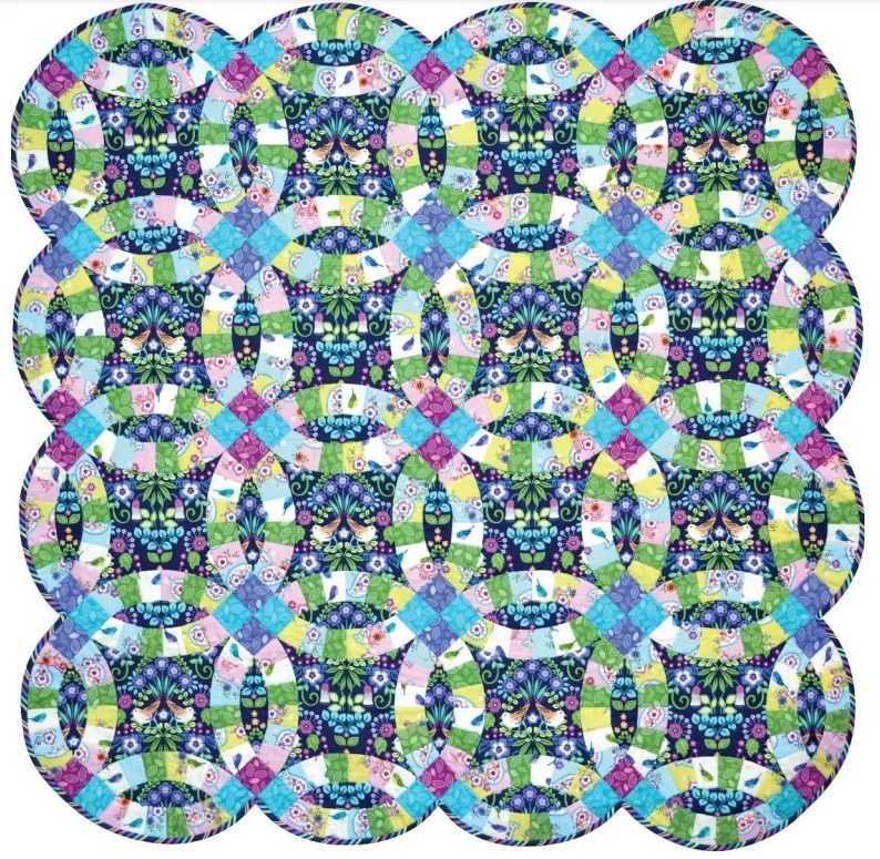 Lovey Dovey Double Wedding Ring Quilt Pattern Quilt Missouri Tutorials