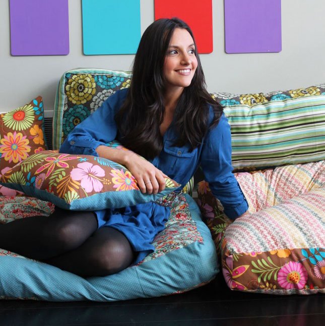 Free Tutorial Jumbo Floor Pillows by Misty Spinney