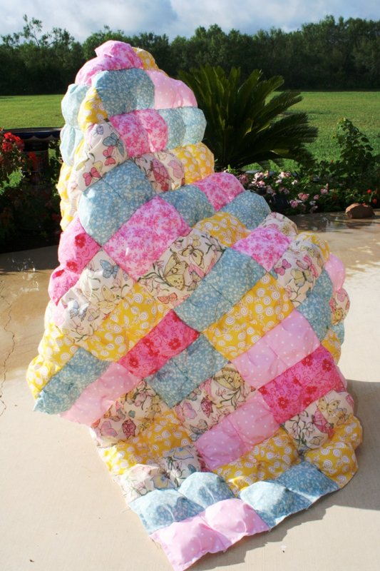 Free Tutorial Biscuit Quilt by Linda Winters