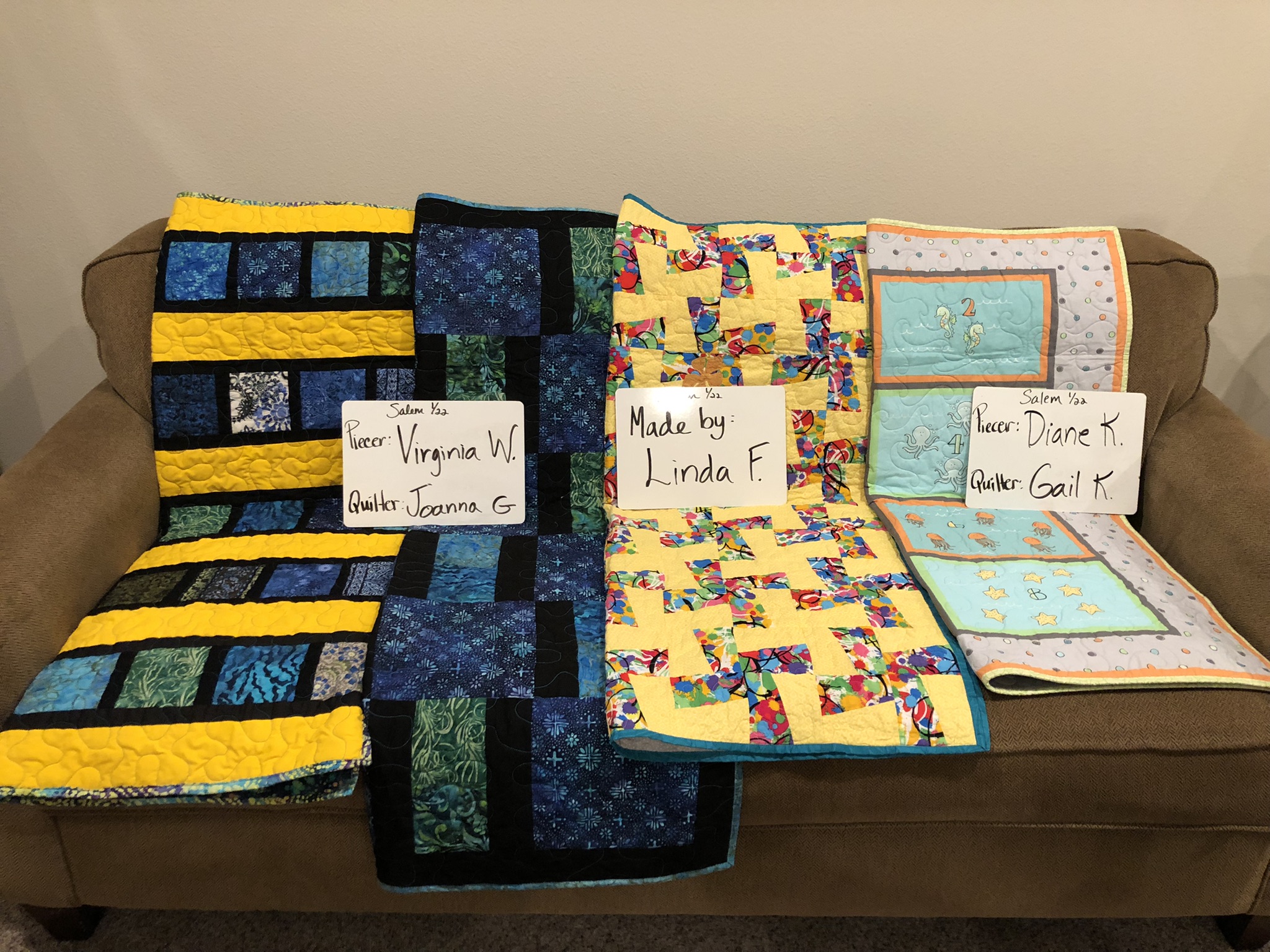 From the Northwest and Beyond Quilts for Afghan Refugees in Salem OR