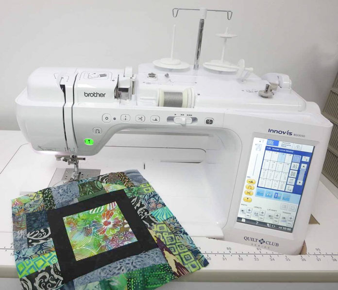 Finishing up crumb quilt projects with Brother Innovis BQ3050