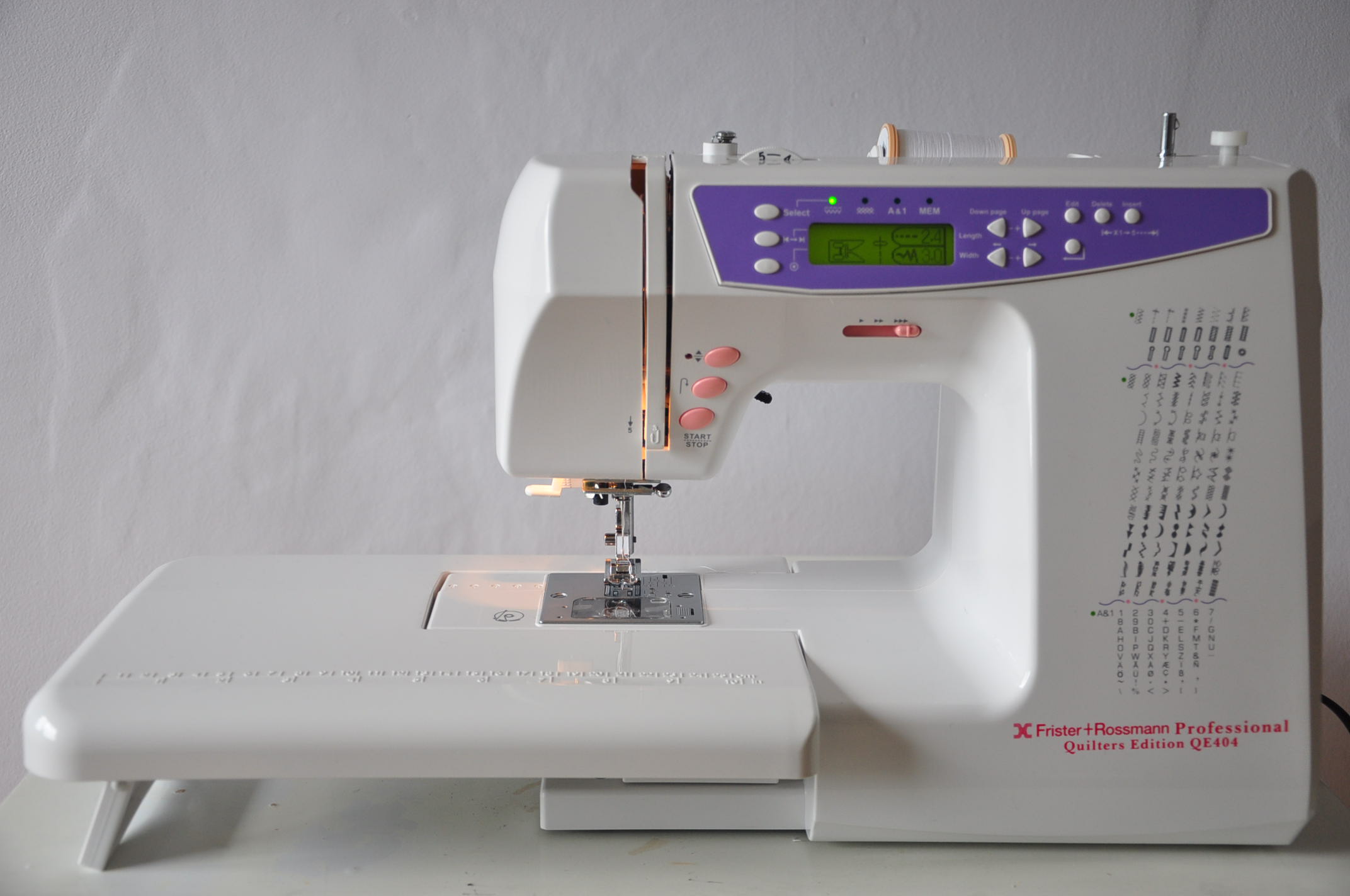 when you finally work with a professional sewing machine!! Quiltylicious