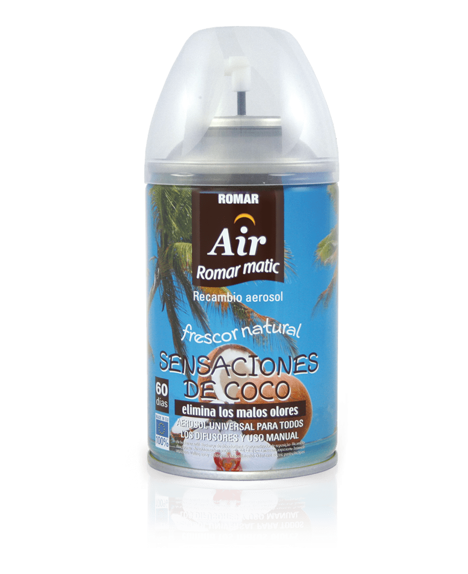 Coconut Sensations Automatic Air Freshener Spray Refill Quimi Romar