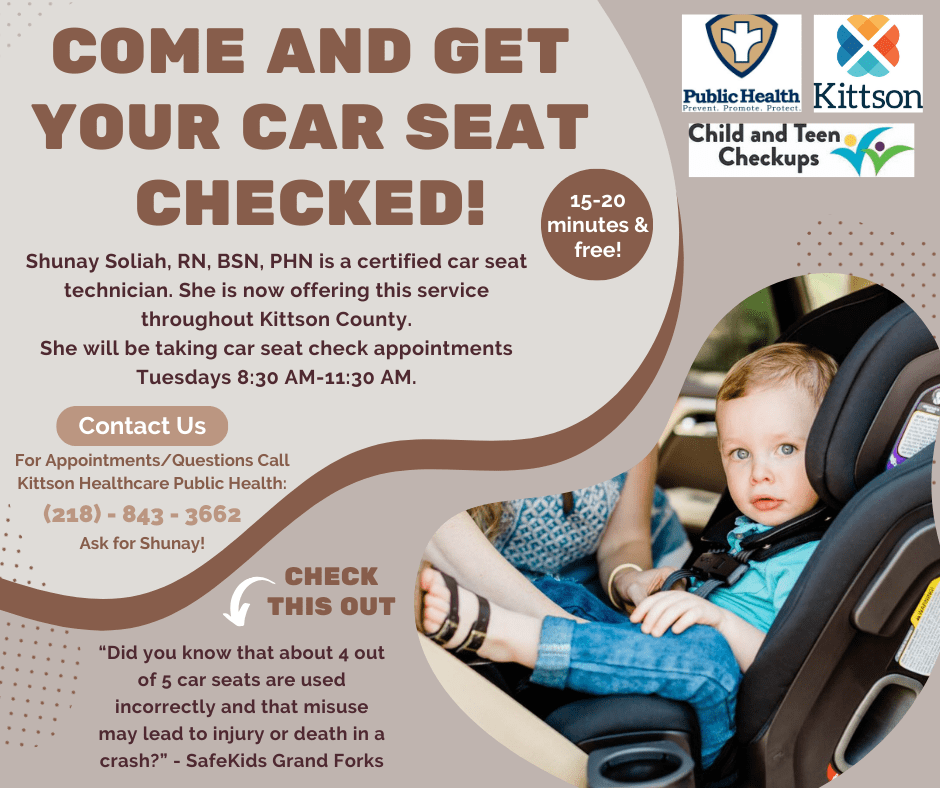 Car Seat Check Promotion Quin County Community Health Services