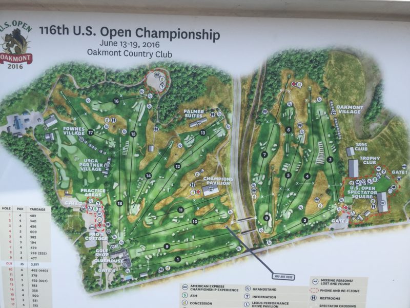 2016 US Open Golf Oakmont Quintessential Golf
