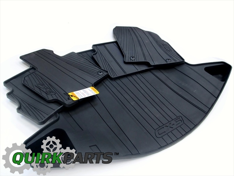 20132016 Mazda CX5 All Weather Rubber Floor Mats & Rear Cargo Tray