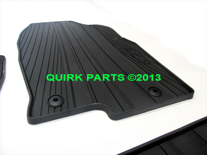 20132016 Mazda CX5 All Weather BLACK Floor Mats Rubber 4 Piece Set