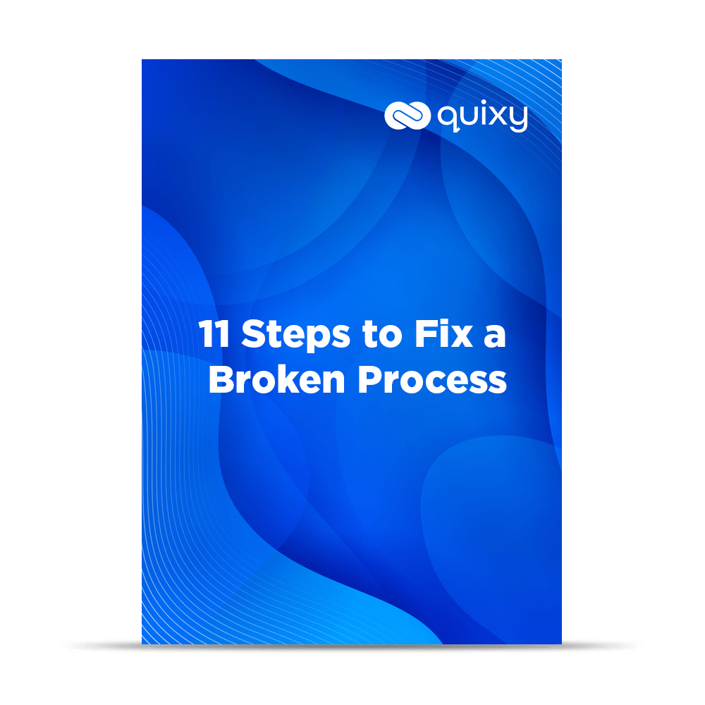 [eBook] 11 Steps to Fix a Broken Process Quixy