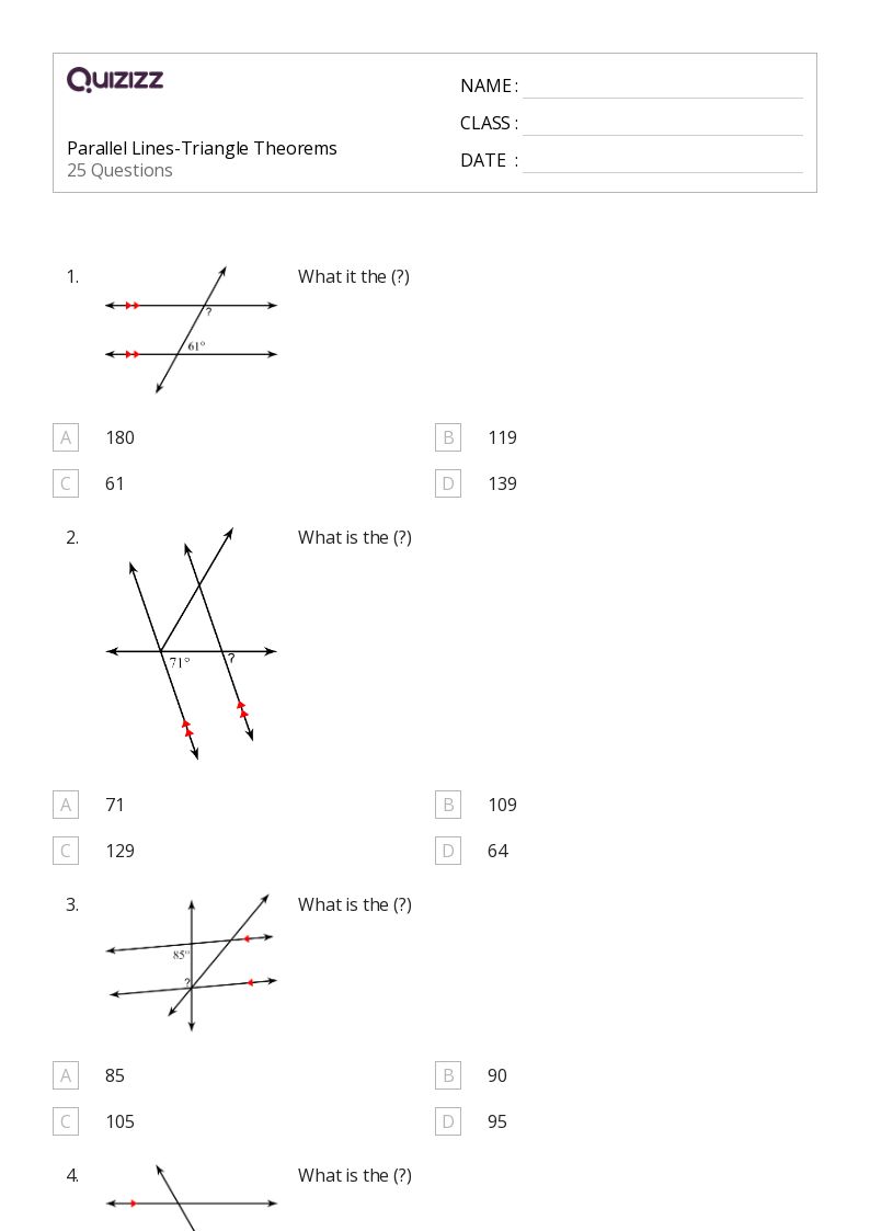 50+ Triangle Theorems worksheets for Kindergarten on Quizizz Free