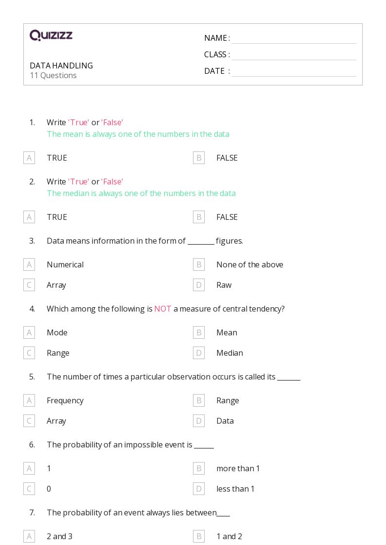 50+ Organizing Data worksheets for Kindergarten on Quizizz Free & Printable