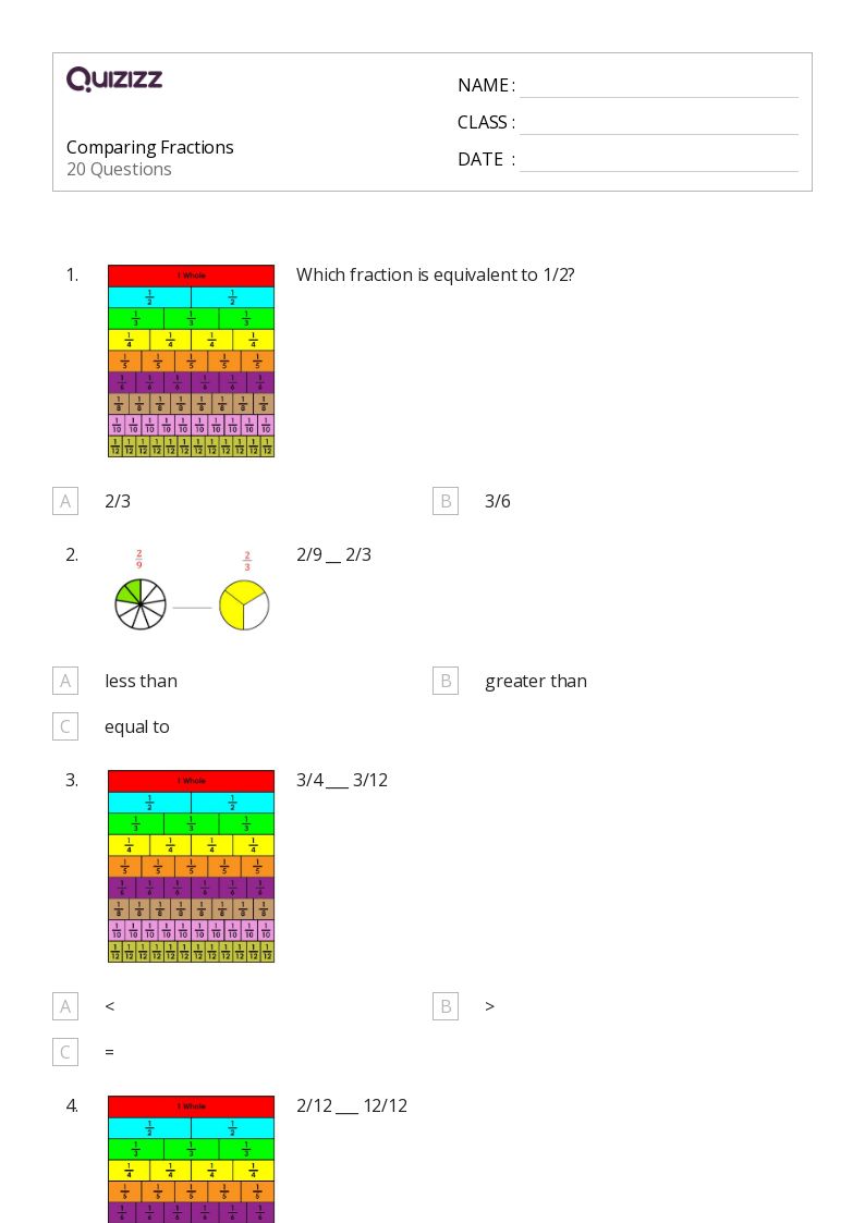 50+ Fractions worksheets for 2nd Grade on Quizizz Free & Printable