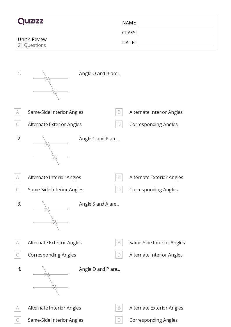 50+ Parallel and Perpendicular Lines worksheets on Quizizz Free