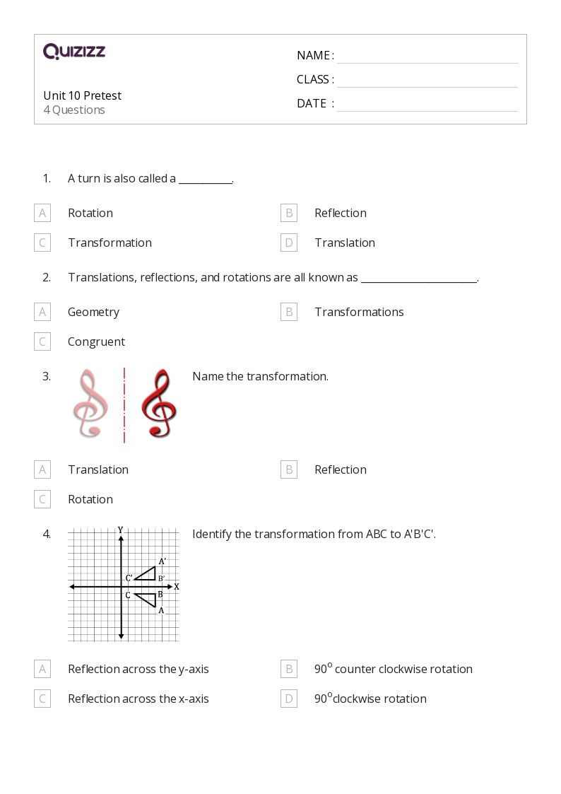50+ Reflections worksheets for 5th Grade on Quizizz Free & Printable
