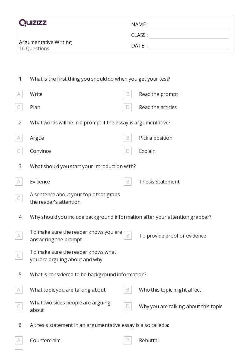 50+ Reading & Writing worksheets for 8th Grade on Quizizz Free & Printable