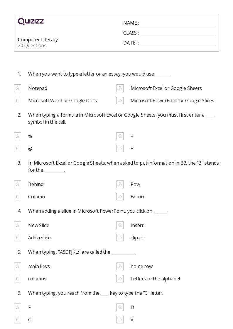 50+ Letters Home Row worksheets for 7th Grade on Quizizz Free