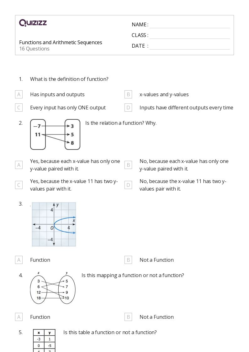 50+ arithmetic and number theory worksheets on Quizizz | Free & Printable