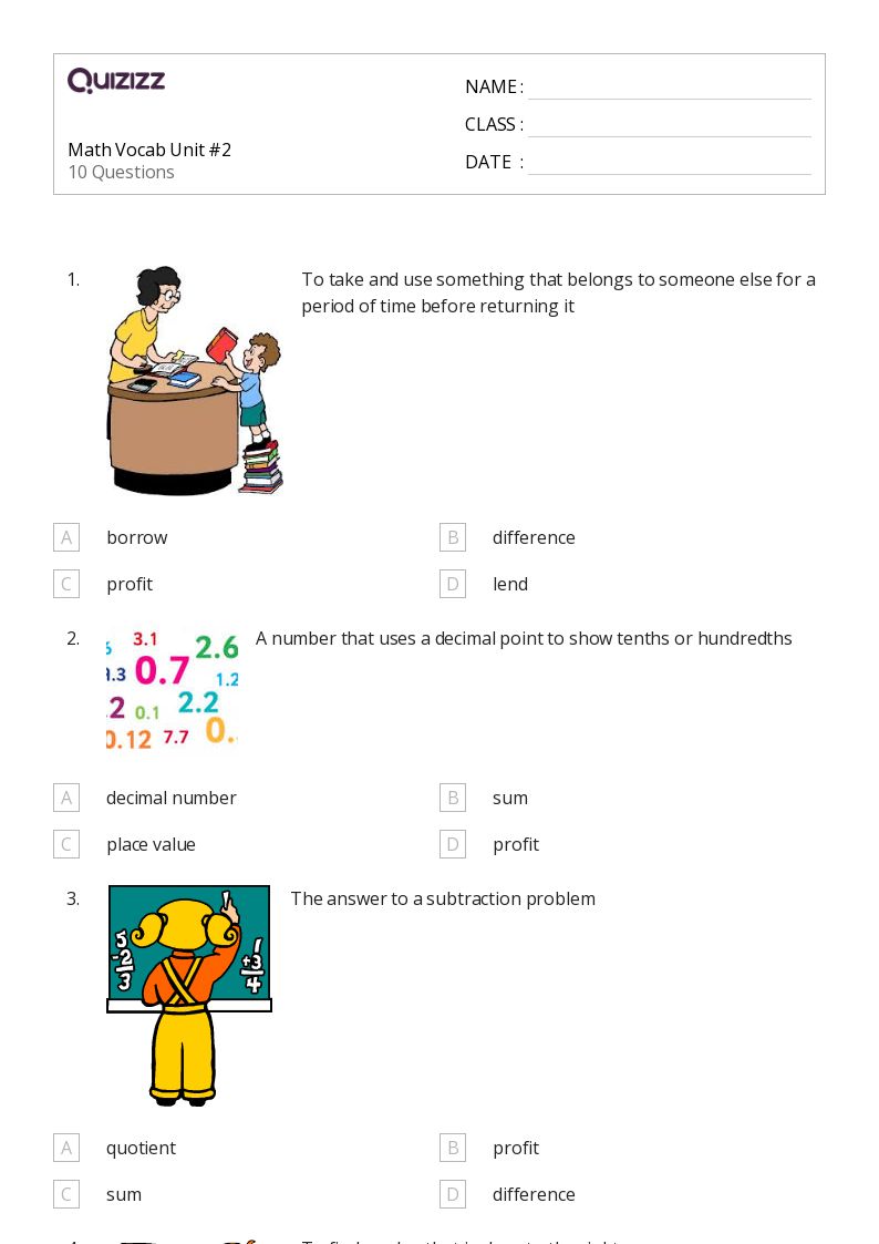 50+ Money Math worksheets for 4th Grade on Quizizz Free & Printable
