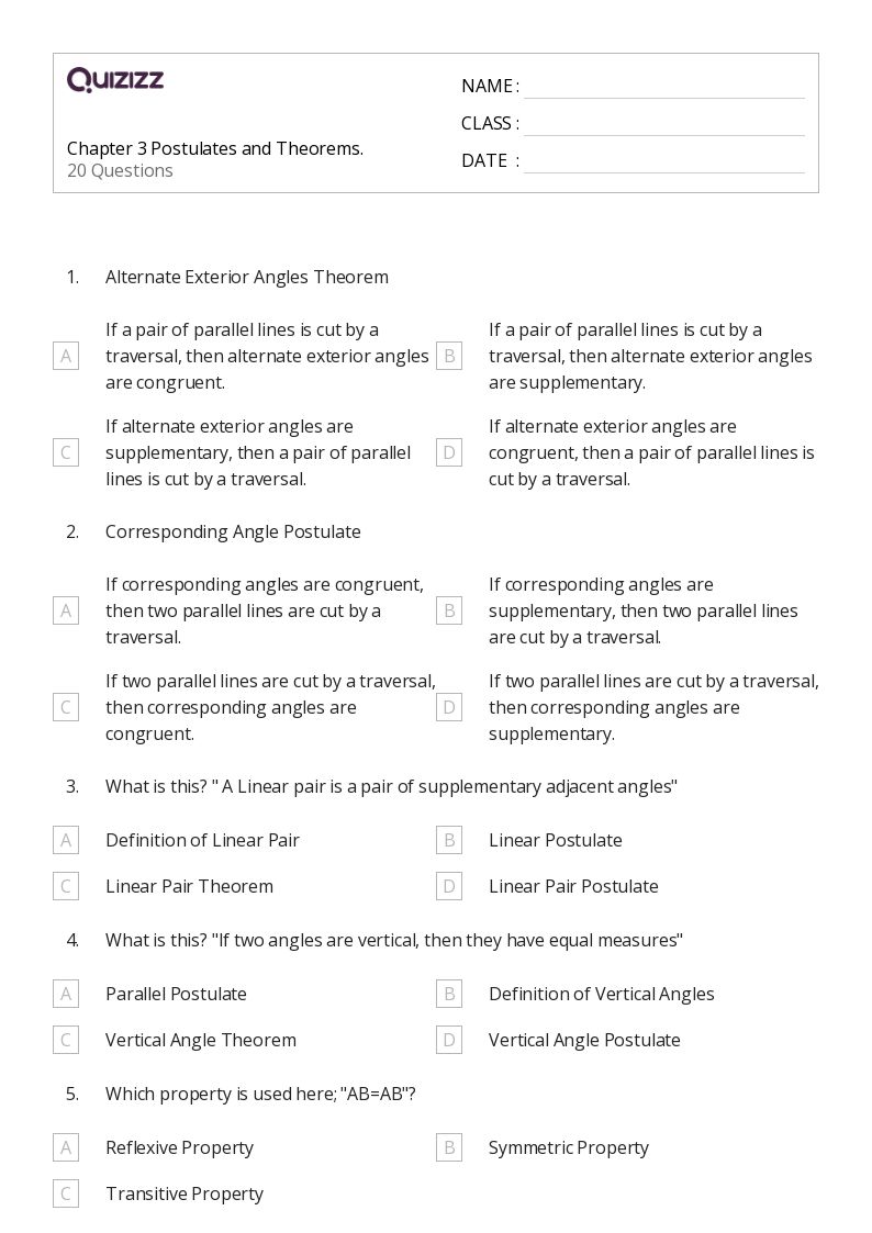 50+ exterior angle property worksheets for 12th Class on Quizizz Free & Printable