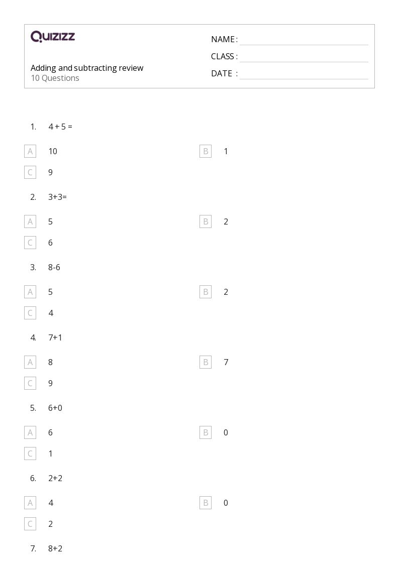 50+ Subtracting Decimals worksheets for 1st Grade on Quizizz Free & Printable