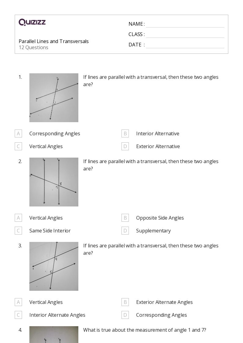 50+ Lines worksheets for 7th Grade on Quizizz Free & Printable