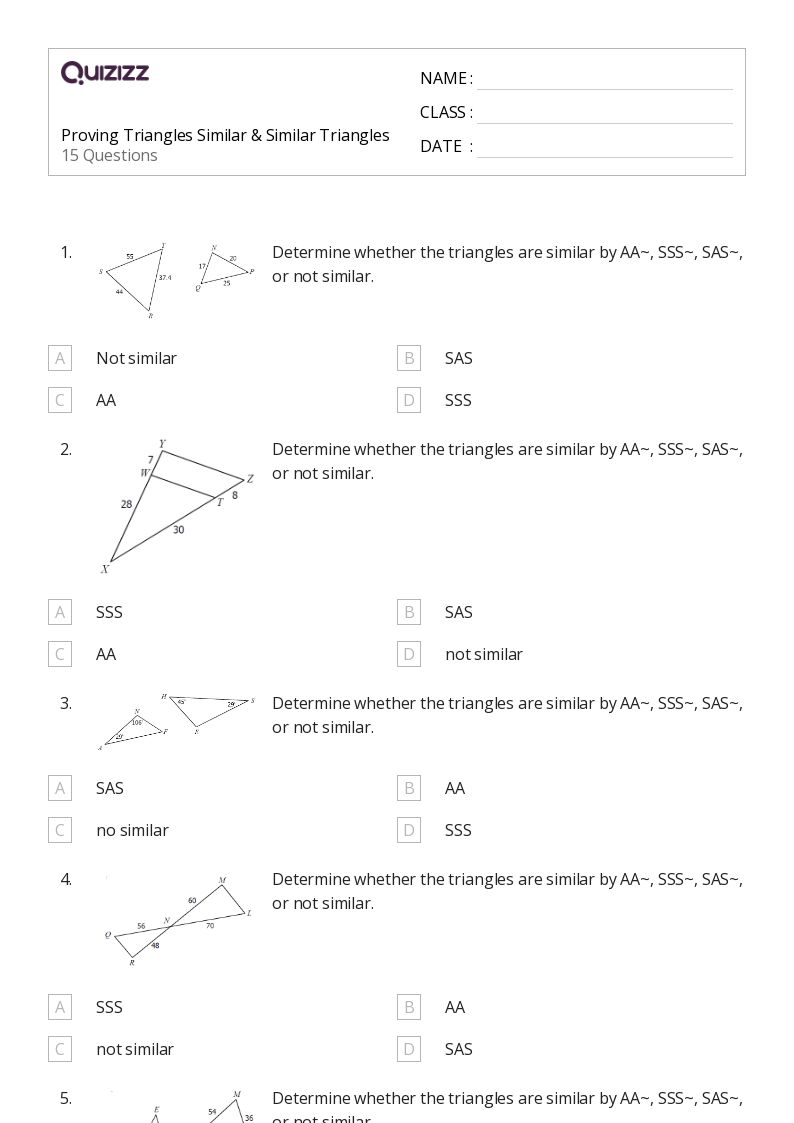 50+ triangles worksheets for 9th Grade on Quizizz | Free & Printable