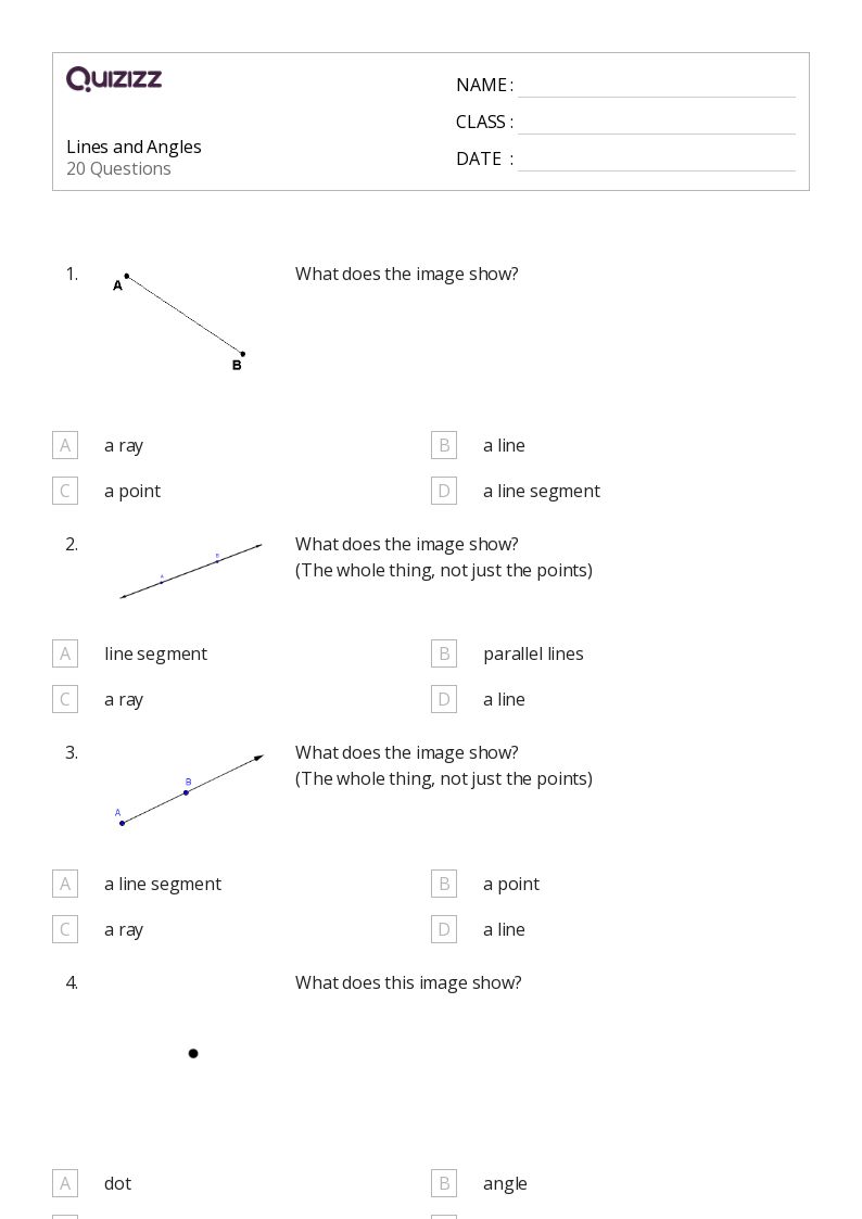 50+ Lines worksheets for 4th Grade on Quizizz Free & Printable