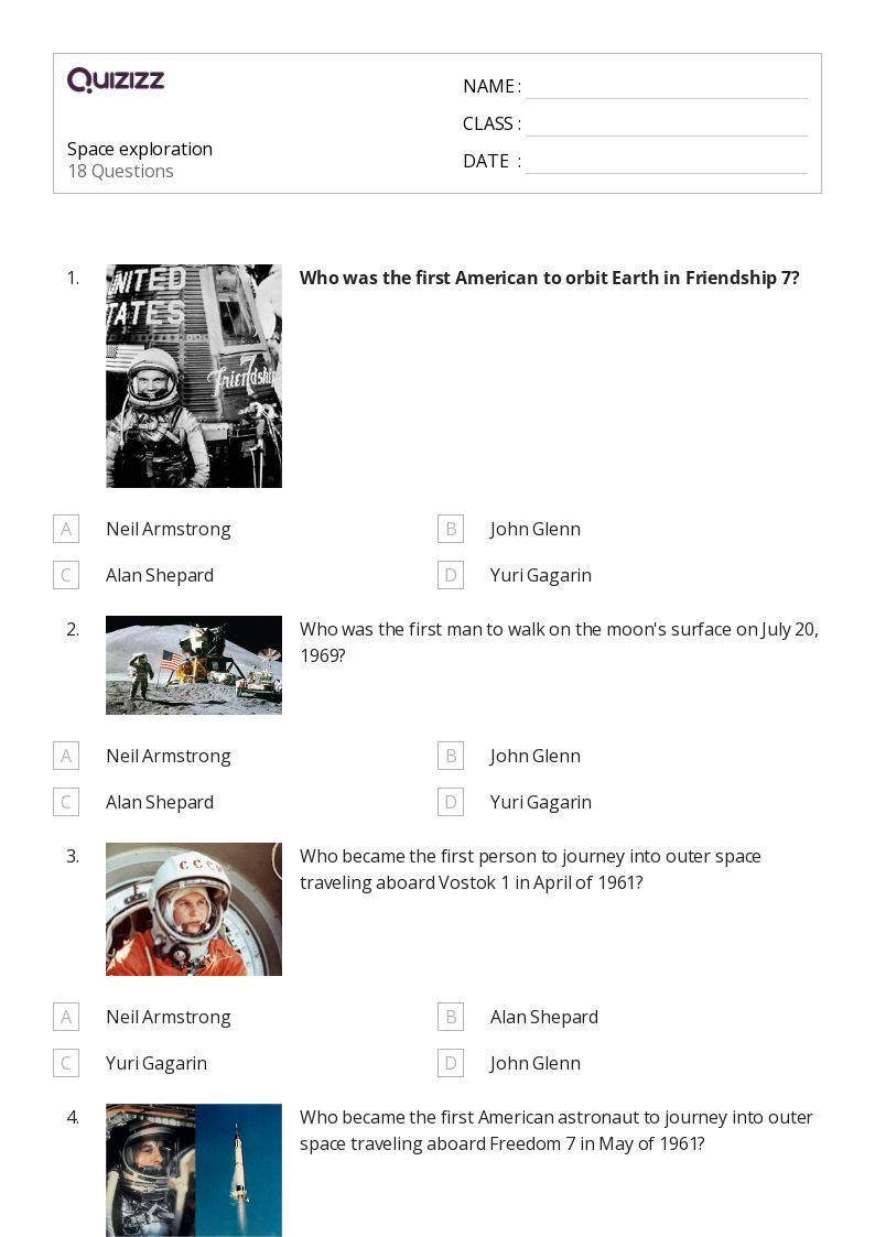 50+ Outer Space worksheets for 8th Grade on Quizizz Free & Printable