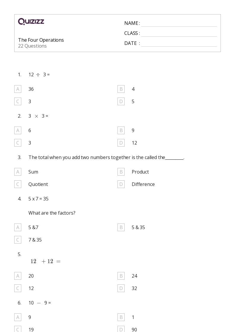 50+ Multiplication with Arrays worksheets for 8th Class on Quizizz Free & Printable