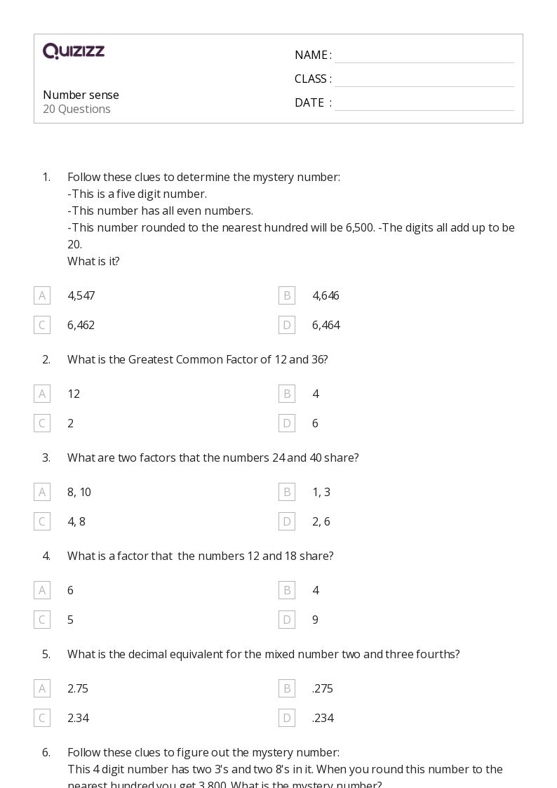 50+ Grade 7 worksheets on Quizizz Free & Printable